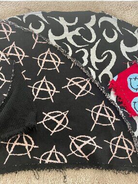 Drop Dead Rare "Come Down" Deconstructed Patchwork Knitted Sweater XL Oli Sykes